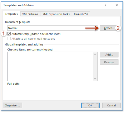 MS Word Templates & Add-ins Dialogue to Actually Apply a New Template to an Existing Document